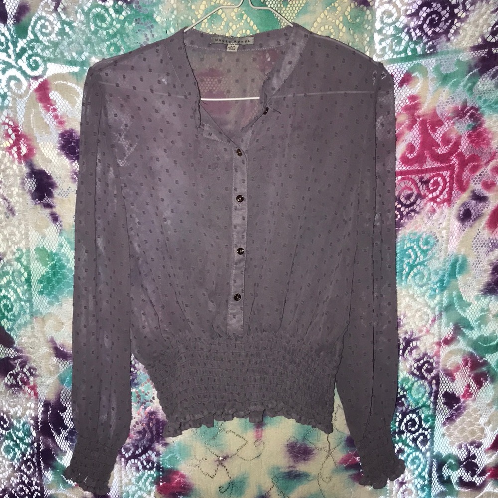 Dusty lilac blouse